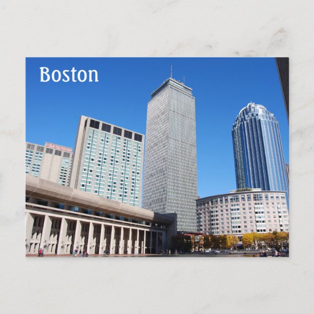 Carte Postale Massachusetts de Boston (Devant)