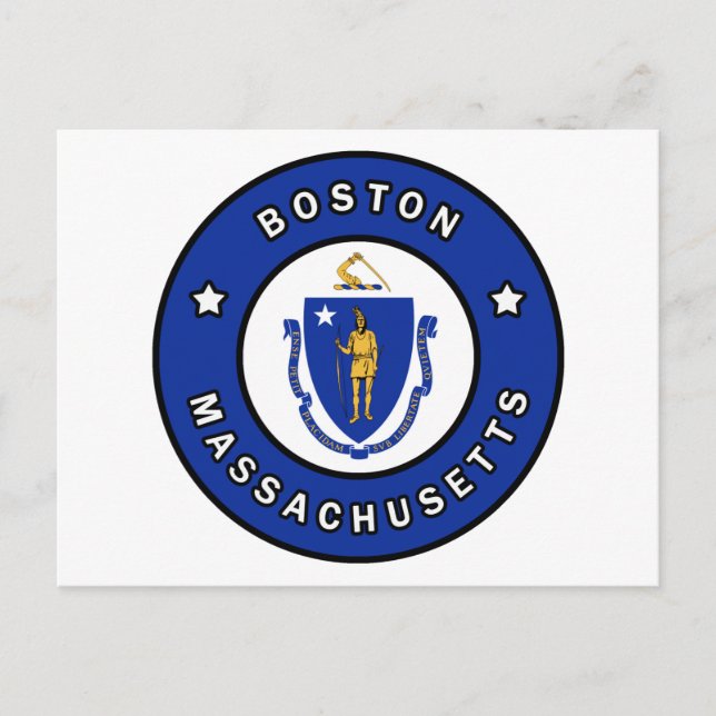 Carte Postale Massachusetts de Boston (Devant)
