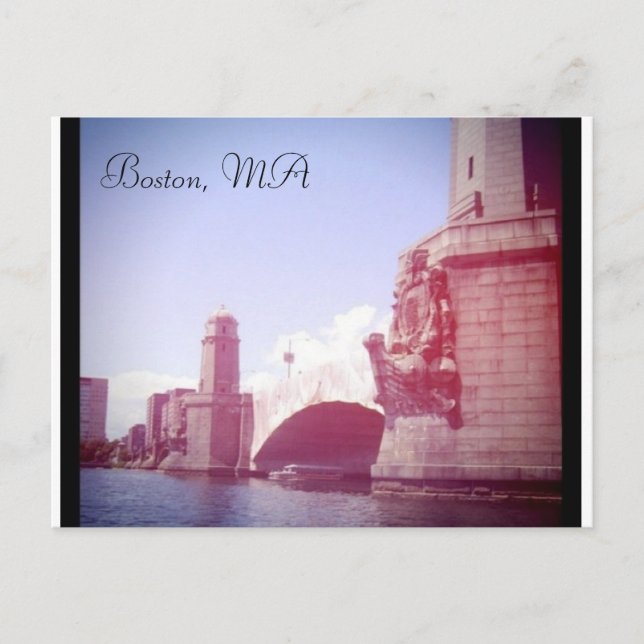 Carte Postale Massachusetts de Boston (Devant)