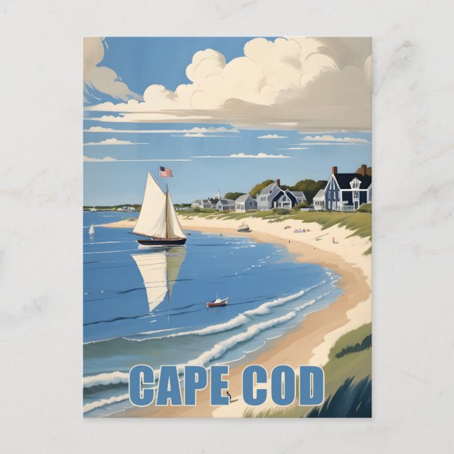 Carte Postale Massachusetts de Cape Cod (Devant)