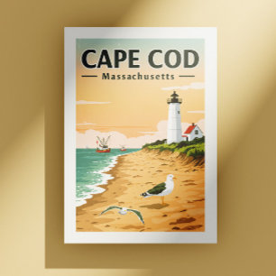 Carte Postale Massachusetts de Cape Cod vintage
