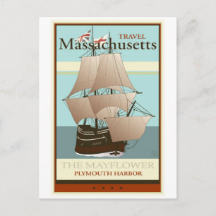 Carte Postale Massachusetts de Voyage