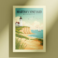 Massachusetts du vignoble vintage de Martha