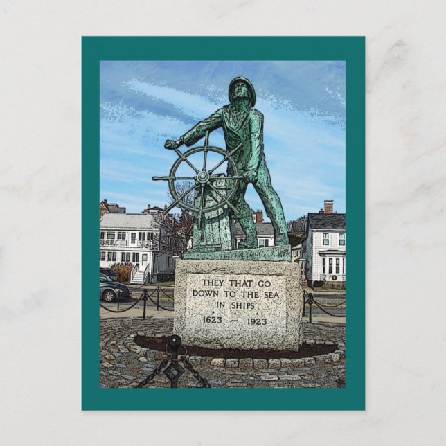 Carte Postale Massachusetts, Gloucester - (Devant)