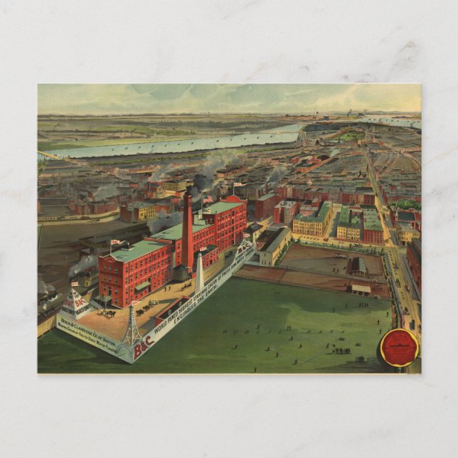 Carte Postale Massachusetts historique 1902 de Boston (Devant)