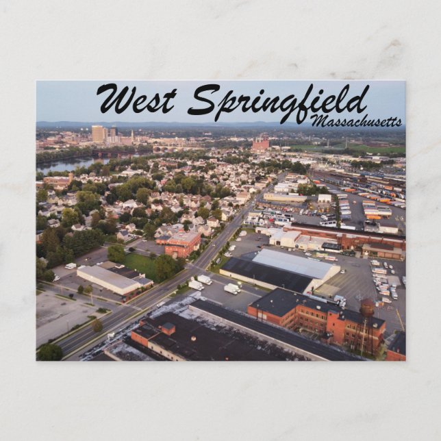 Carte postale Massachusetts Springiflés Ouest (Devant)