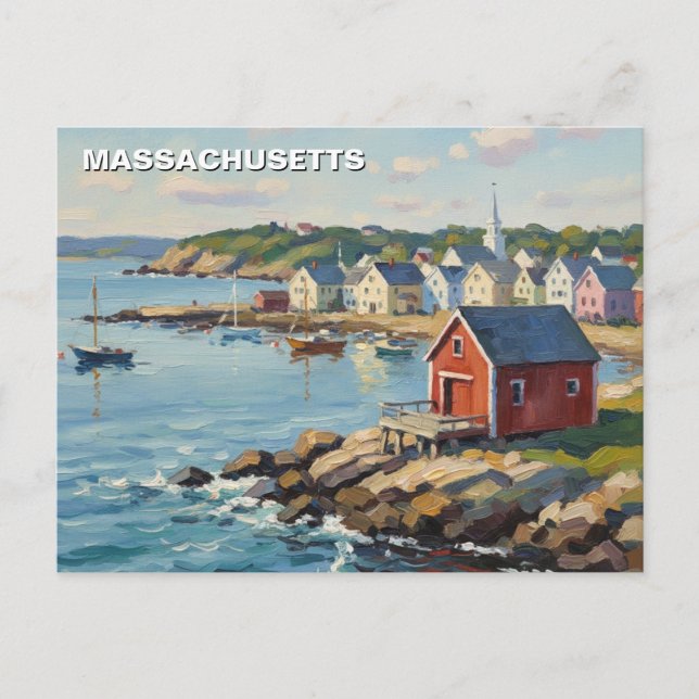 Carte Postale Massachusetts Travel (Devant)