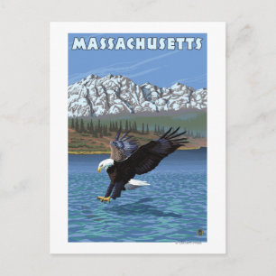 Carte Postale MassachusettsPêche à l'aigle