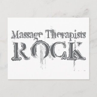 Carte Postale Massages Thérapistes Rock