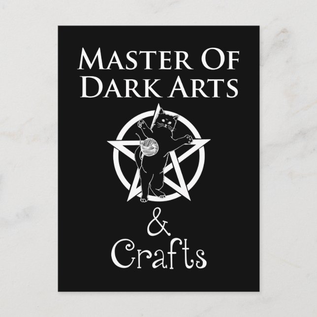 Carte Postale Master of Dark Arts & Crafts (Devant)