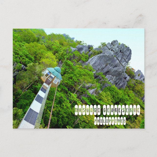 Carte Postale Masungi Georeserve à Rizal (Devant)