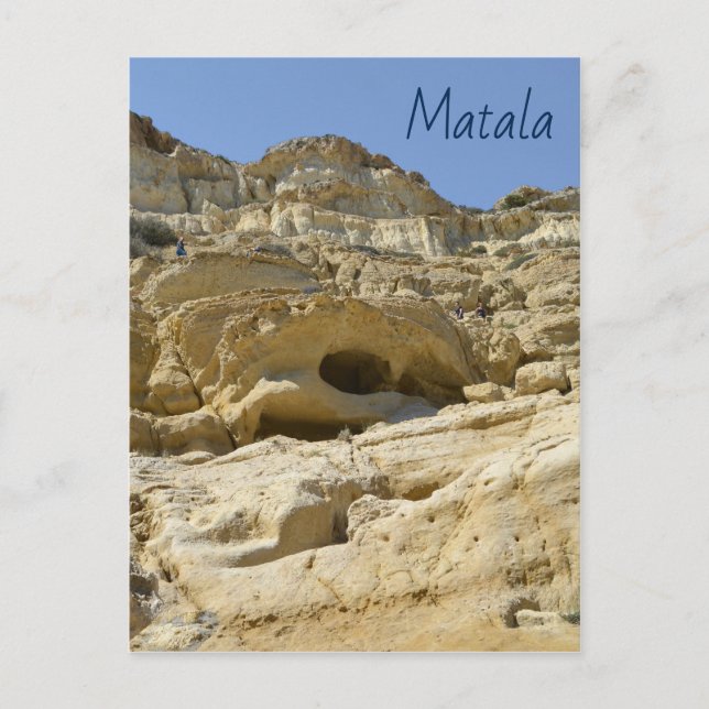 Carte postale Matala Rocks (Devant)