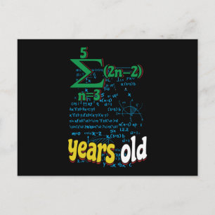 Carte Postale Math