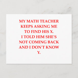 CARTE POSTALE MATH