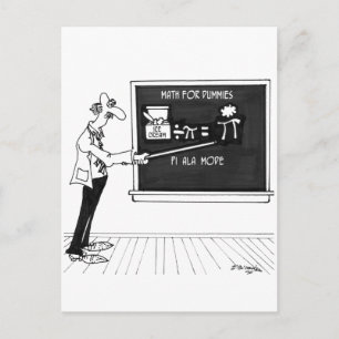 Carte Postale Math Cartoon 5850