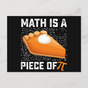 Carte Postale Math Est Une Pièce De Pi Day Pie Mathématiques