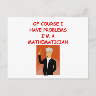 Carte Postale math joke