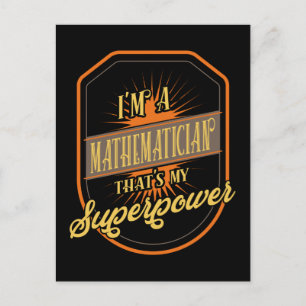 Carte Postale Mathématicien