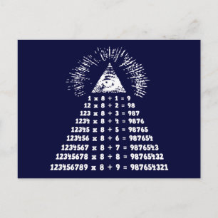 Carte Postale Mathématique