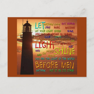 Carte Postale Mathew 5:14-16 Phare 2