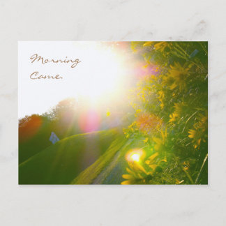 Carte Postale Matin