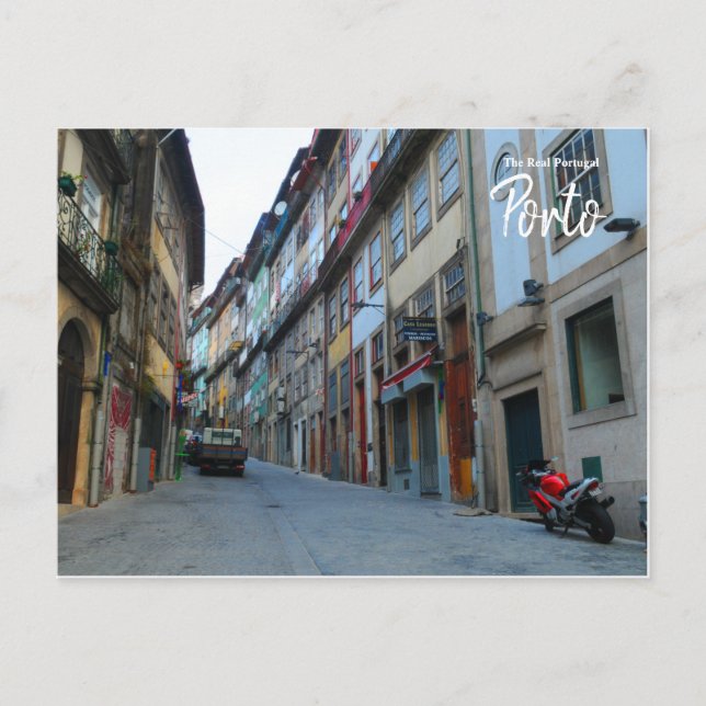 Carte Postale Matin à Porto - Le vrai Portugal (Devant)