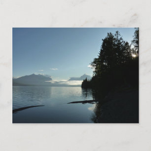 Carte Postale Matin au lac McDonald dans le parc national des Gl