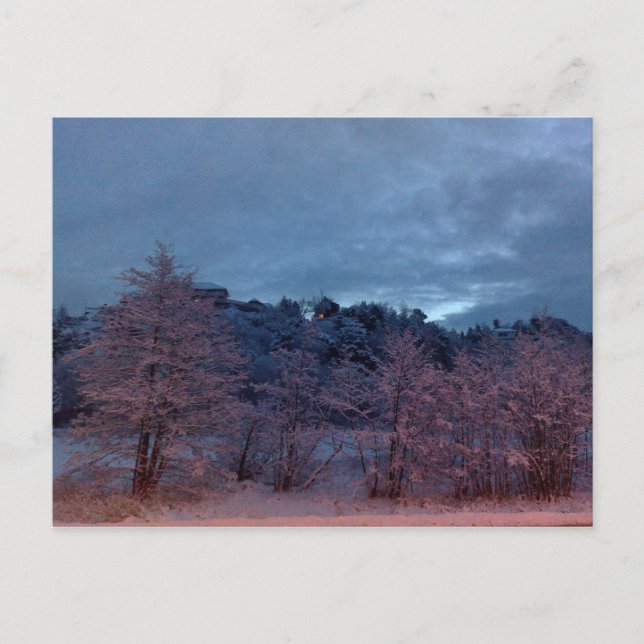 Carte Postale Matin de traçage (Devant)