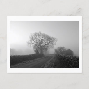 Carte Postale Matin d'hiver : Cheshire, Angleterre