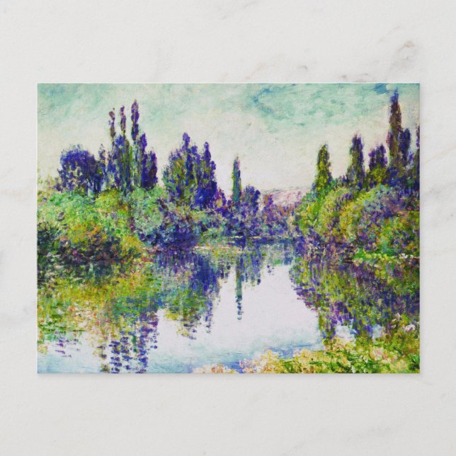 Carte Postale Matin sur la Seine, près de Vetheuil Claude Monet (Devant)