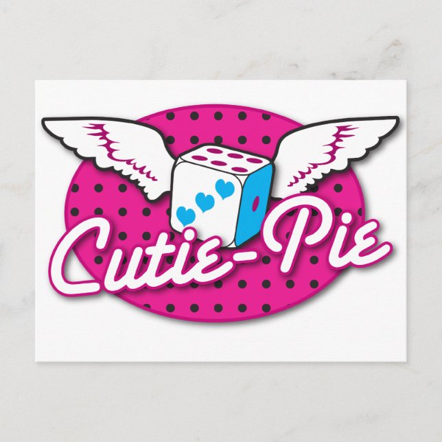 Carte Postale Matrices mignonnes de rockabilly de Cutie-Tarte (Devant)