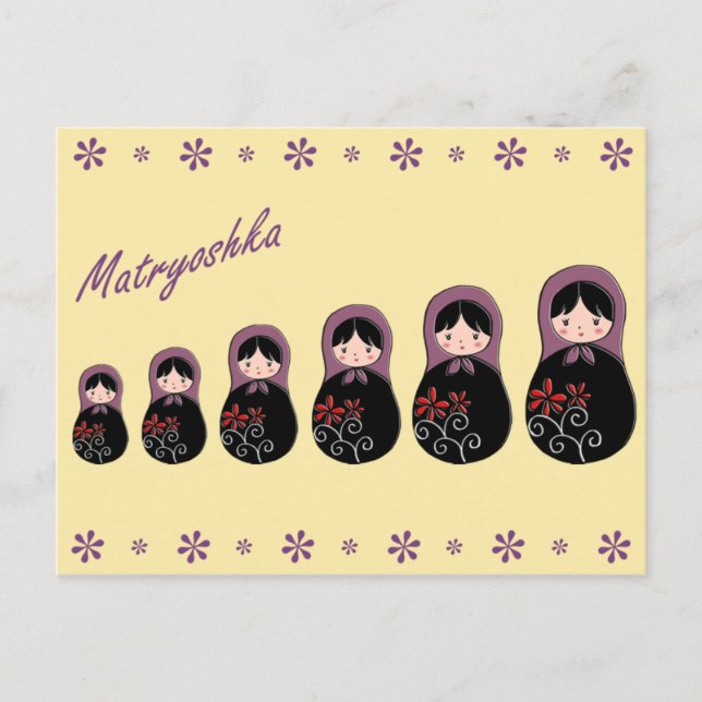 Carte postale Matryoshka (Devant)