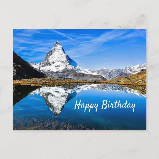 Carte Postale Matterhorn 4 Anniversaire (Devant)