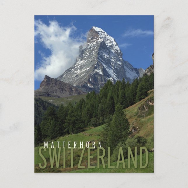 Carte Postale matterhorn en suisse (Devant)