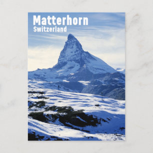 Carte Postale Matterhorn vintage, Suisse