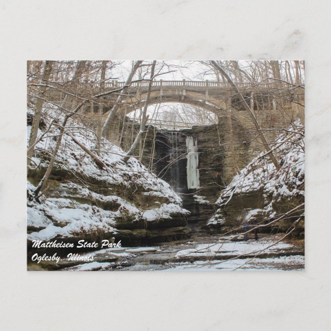 Carte postale Matthiessen Illinois State Park (Devant)