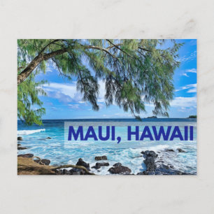Carte postale Maui Hawaii Palm Tree