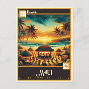 Carte Postale Maui, Hawaii   VINTAGE
