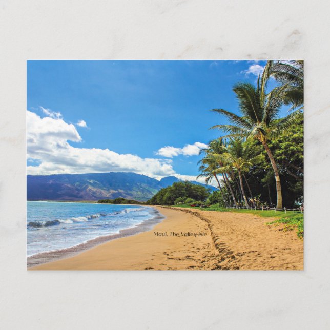 Carte Postale Maui, L'île de la Vallée, Hawaii (Devant)