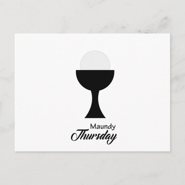 Carte postale Maundy Thursday Holiday (Devant)