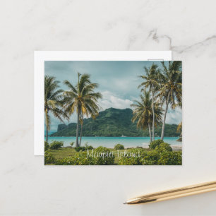 Carte Postale Maupiti, île polynésienne française