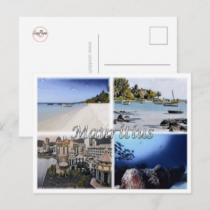 Carte Postale Maurice - Cap Malheureux - Mosaïque -