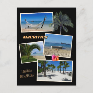 Carte Postale Maurice - Salutations de Paradise Postcard