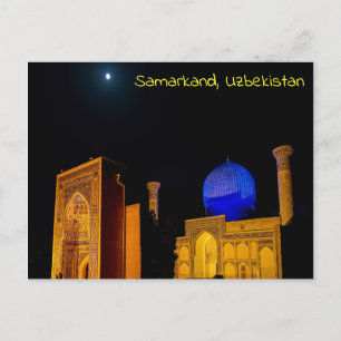 Carte Postale Mausolée d'Amir Timur - Samarkand, Ouzbékistan