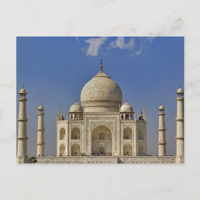 Carte Postale Mausolée de Taj Mahal / Agra, Inde (Devant)
