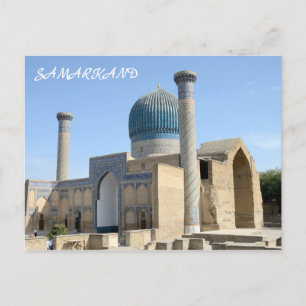 Carte Postale Mausolée de Timur à Samarkand, Ouzbékistan