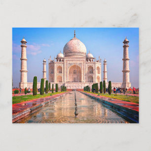 Carte Postale Mausolée taj mahal Inde