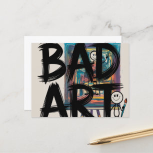 Carte Postale Mauvais art