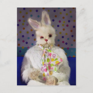 Carte Postale Mauvais Bunny de Pâques