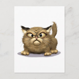 Carte Postale Mauvais Chat